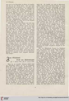 17: Zum Gedächtnis Ernst von Wildenbruchs : geb. 3. Februar 1845, gest. 15. Januar 1909