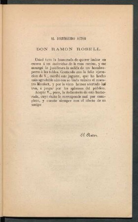 [Dedicatoria] A Don Ramon Rosell