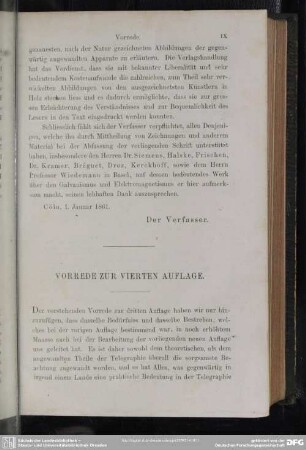 Vorrede zur vierten Auflage