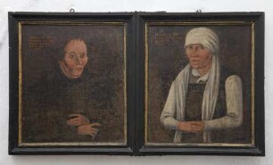 Doppelbildnis der Eltern Martin Luthers