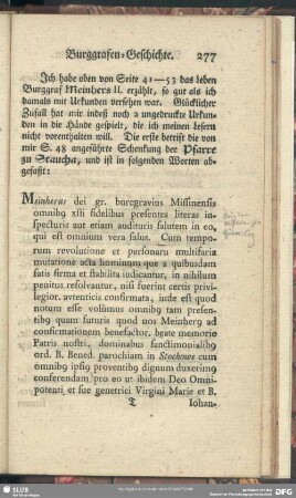 [Nachträge zur Meißnischen Burggrafen-Geschichte]