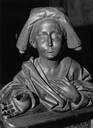 Holzgeschnitzte Figuren von Jörg Syrlin d. Ä. im Chorgestühl des Ulmer Münsters