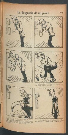 La desgracia de un joven - [Cómic]