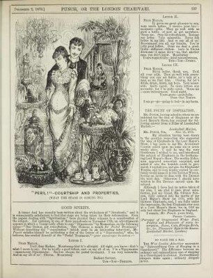 "Peril!" - Courtship and properties
