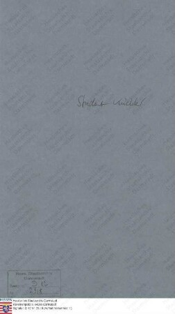 Küchler, Friedrich, Student der Theologie