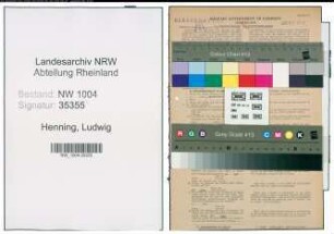 Entnazifizierung Ludwig Henning , geb. 28.07.1902 ()