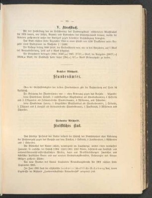 Siebenter Abschnitt. Statistisches Amt.