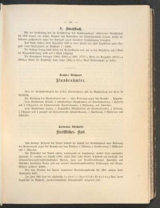 Siebenter Abschnitt. Statistisches Amt.