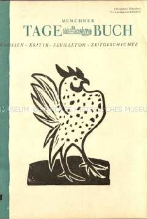 Zeitschrift Münchner Tagebuch. 4. Jahrgang. 1949