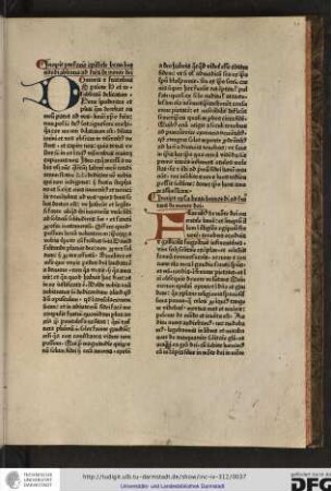 Incipit prefatio epistole beati Bernardi abbatis ad fratres de monte dei.