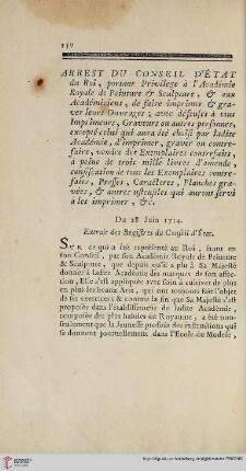 Arrest du Conseil d’État du Roi
