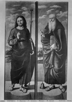 Die Heiligen Jakobus und Antonius Abbas