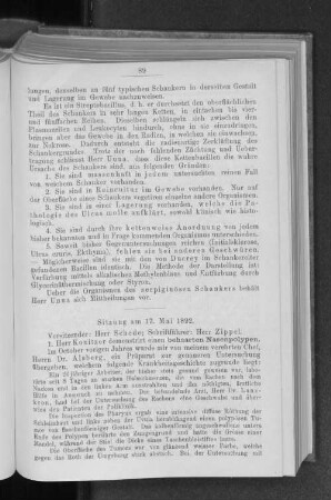 Sitzung am 17. Mai 1892.