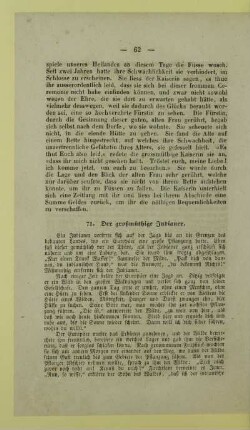 71. Der großmüthige Indianer