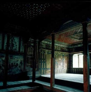 Siatista, Archontika Nerantsopulos, Inneres, Diele im Piano nobile