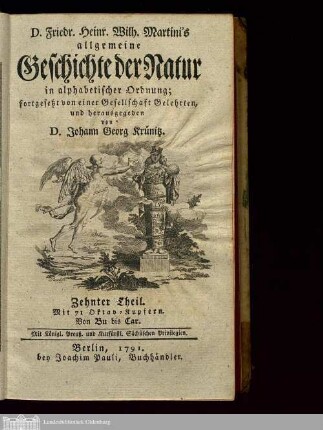 Theil 10, [Abtheilung 1/2]: Von Bu bis Car : Mit 71 Oktav-Kupfern