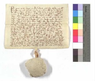 Peter Craft, Bürger zu Ulm, verkauft an das Kloster Söflingen 3 Pfund Heller Nachzins aus Ulrich Wamsels Haus in Ulm vor den Minderen Brüdern um 30 Pfund Heller.