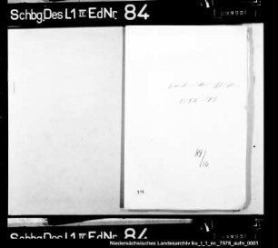 Schuldensachen des Brandt von Münchhausen betr. Kündigung des Pfandschillings auf die Propstei Obernkirchen