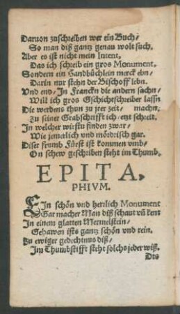 Epitaphium.