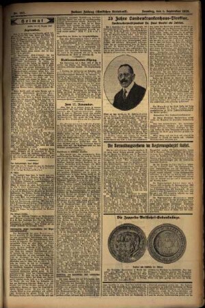 Zweite Ausgabe vom Sonntag, den 01. September 1929.
