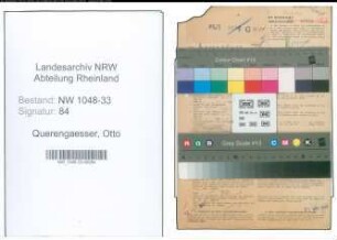 Entnazifizierung Otto Querengaesser , geb. 25.09.1908 (Lehrer)