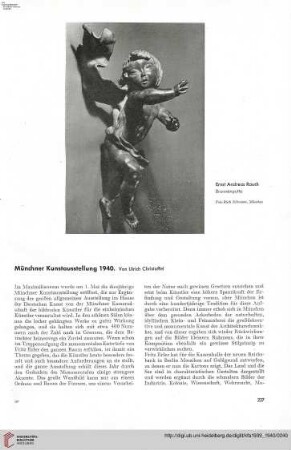 55: Münchner Kunstausstellung 1940