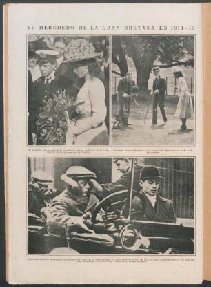El herdero de la Gran Bretaña en 1911-13