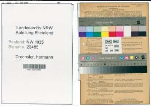 Entnazifizierung Hermann Drechsler , geb. 19.10.1897 (Angestellter)