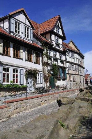 Quedlinburg - Neuendorf : Die Gasse Neuendorf in Quedlinburg, aufgenommen am 3. Mai 2014. Foto Uwe Gerig