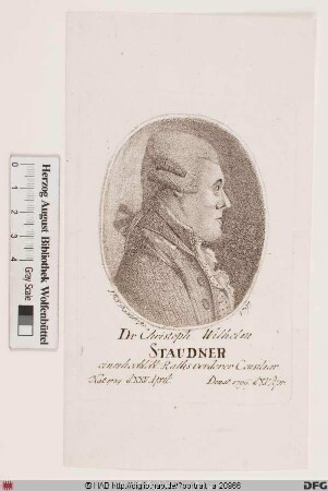 Bildnis Christoph Wilhelm Staudner