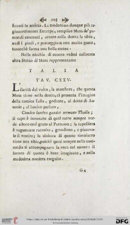 Talia Tav. CXXV