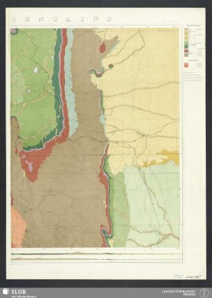 Rocky Mountains. Map I. East Half