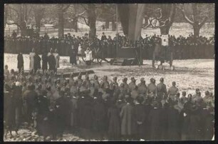 392, Erinnerungs-Feier (Feldgottesdienst) aus Anlass der 40. Wiederkehr der grossen Tage Villers-Champigny (1910).