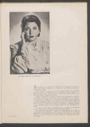 Sra. Matilde Ibáñez Tálice de Batlle Berres
