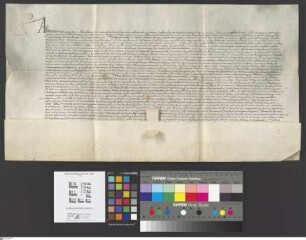 Seligenstadt: Alberti archiepiscopi Moguntini confirmatio Hugonis electi abbatis monasterii Selgenstadensis