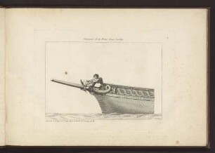 Ornements de la Proue d'une Goëlette.