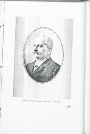 Johannes Carl August Bünsow. Tab. P.