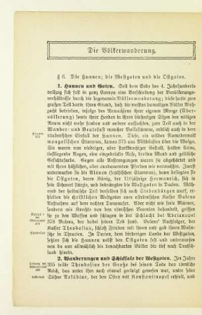 Die Völkerwanderung
