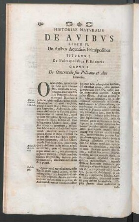 Liber IV. De Avibus Aquaticis Palmipedibus
