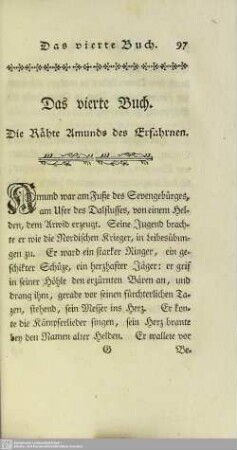 Das vierte Buch. Die Räthe Amunds des Erfahrnen