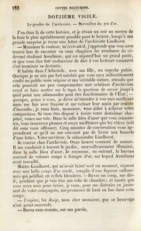 Douzième vigile. Le gendre de l’archiviste ...