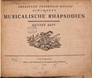 Musikalische Rhapsodien. 3. 2 Bl., S. 45-64