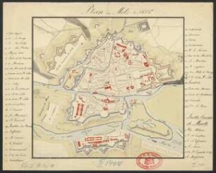 Plan von Metz