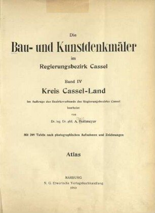 4: Kreis Cassel-Land : Atlas