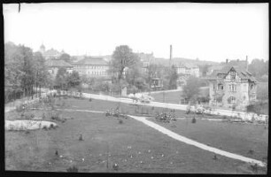 Bischofswerda. Parkanlagen am Bischofsplatz