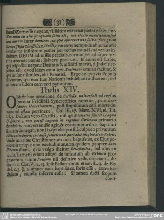 Thesis XIV.