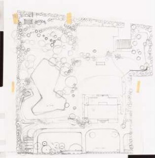 Wohnhaus Axel Springer Bernadottestraße 7-9, Berlin-Grunewald: Gartenplan
