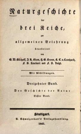 Naturgeschichte der drei Reiche : Zur allgemeinen Belehrung. [16], Atlas