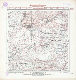 Agronomische Bohrungen zu Blatt [3146] Liebenwalde