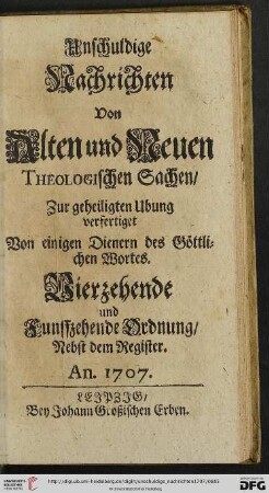 Vierzehende Ordnung